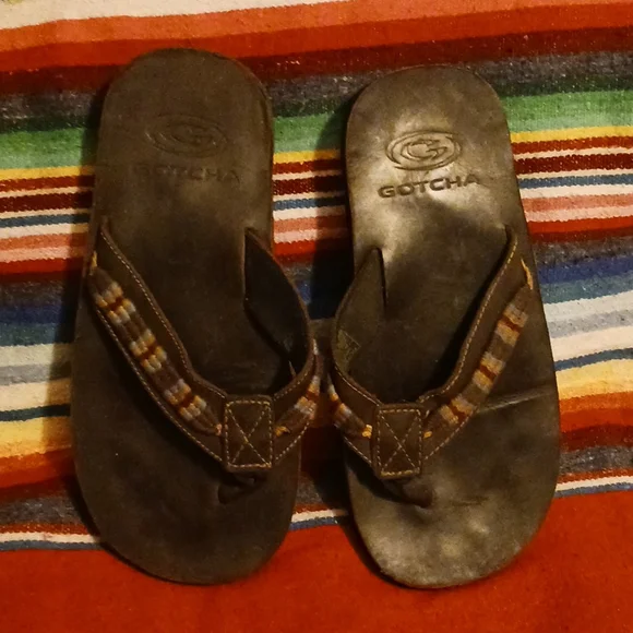 Gotcha | Shoes | Gotcha Mens Deluxe Leather Flip Flop M  display picture 1